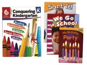 Conquering Kindergarten 4 Book Set by Shell Education