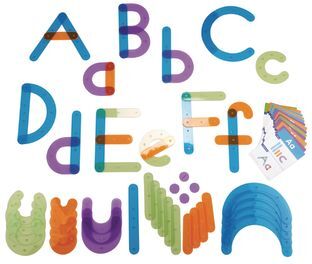 Letter Construction Activity Set 73 Pieces by Learning Resources