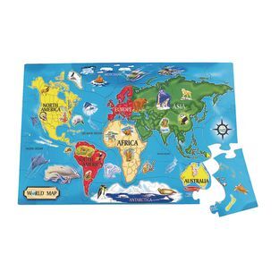 World Floor Puzzle  1 puzzle by Melissa and Doug
