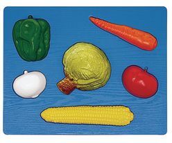 3D Chunky Food Puzzle Vegetables by Excellerations