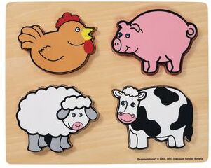 Excellerations Farm Animals Chunky Puzzle by Excellerations