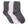 Jones Bootmaker - Women's Black-Pink 3 Pack Glitter Socks - Size S/M  - Black-Pink - Female - Size: S/M