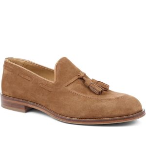 Jones Bootmaker - Men's Tan Suede Cannon Street Handmade Men's Loafers - Size US: 7.5/ UK: 7/ EU: 41  - Tan Suede - Male - Size: US: 7.5/ UK: 7/ EU: 41