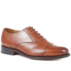 Jones Bootmaker - Men's Cognac Barnet Goodyear Welted Leather Oxford Shoes - Size US: 10.5/ UK: 10/ EU: 44  - Cognac - Male - Size: US: 10.5/ UK: 10/ EU: 44