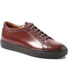 Jones Bootmaker - Men's Cognac Sutton Leather Sneakers - Size US: 8.5/ UK: 8/ EU: 42  - Cognac - Male - Size: US: 8.5/ UK: 8/ EU: 42