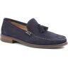 Jones Bootmaker - Men's Navy Suede Ronan Leather Tassel Loafers - Size US: 7.5/ UK: 7/ EU: 41  - Navy Suede - Male - Size: US: 7.5/ UK: 7/ EU: 41