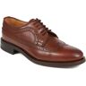 Jones Made In Portugal - Men's Cognac Brogue Detailed Leather Shoes - Size US: 8.5/ UK: 8/ EU: 42  - Cognac - Male - Size: US: 8.5/ UK: 8/ EU: 42