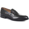 Jones Bootmaker - Men's Black Russell Leather Penny Loafers - Size US: 11.5/ UK: 11/ EU: 45  - Black - Male - Size: US: 11.5/ UK: 11/ EU: 45