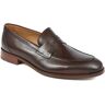 Jones Bootmaker - Men's Dark Brown Russell Leather Penny Loafers - Size US: 7.5/ UK: 7/ EU: 41  - Dark Brown - Male - Size: US: 7.5/ UK: 7/ EU: 41