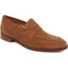 Jones Bootmaker - Men's Tan Suede Russell Leather Penny Loafers - Size US: 10.5/ UK: 10/ EU: 44  - Tan Suede - Male - Size: US: 10.5/ UK: 10/ EU: 44