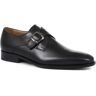 Jones Bootmaker - Men's Black Justin Leather Single Strap Monk Shoes - Size US: 11.5/ UK: 11/ EU: 45  - Black - Male - Size: US: 11.5/ UK: 11/ EU: 45