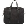 Consciously Crafted - Men's Black Recycled Polyester Briefcase - Size US: one size/ UK: ONE/ EU: one  - Black - Male - Size: US: one size/ UK: ONE/ EU: one