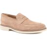 Jones Bootmaker - Men's Sand Suede Roberto Suede Leather Penny Loafers - Size US: 7.5/ UK: 7/ EU: 41  - Sand Suede - Male - Size: US: 7.5/ UK: 7/ EU: 41