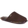 Barbour - Men's Brown Foley Leather Mule Slippers - Size US: 7.5/ UK: 7/ EU: 41  - Brown - Male - Size: US: 7.5/ UK: 7/ EU: 41