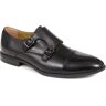 JONES 24-7 - Men's Black Northampton Leather Monk Shoes - Size US: 8.5/ UK: 8/ EU: 42  - Black - Male - Size: US: 8.5/ UK: 8/ EU: 42