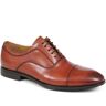Jones 24-7 - Men's Cognac Middleham Leather Oxford Shoes - Size US: 7.5/ UK: 7/ EU: 41  - Cognac - Male - Size: US: 7.5/ UK: 7/ EU: 41