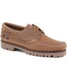 Jones Bootmaker - Men's Tobacco Chunky Leather Boat Shoes - Size US: 7.5/ UK: 7/ EU: 41  - Tobacco - Male - Size: US: 7.5/ UK: 7/ EU: 41