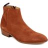 Jones Made In Portugal - Men's Tan Suede Castro Leather Chelsea Boots - Size US: 9.5/ UK: 9/ EU: 43  - Tan Suede - Male - Size: US: 9.5/ UK: 9/ EU: 43