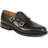 Loake - Men's Black Ramsey1 Leather Monk Strap Shoes - Size US: 9.5/ UK: 9/ EU: 43  - Black - Male - Size: US: 9.5/ UK: 9/ EU: 43