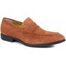 Steptronic - Men's Tan Suede Finsbury Suede Penny Loafers - Size US: 7.5/ UK: 7/ EU: 41  - Tan Suede - Male - Size: US: 7.5/ UK: 7/ EU: 41