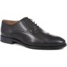 Jones Bootmaker - Men's Black MERCER Wide-fit Leather Oxford Shoes - Size US: 10.5/ UK: 10/ EU: 44  - Black - Male - Size: US: 10.5/ UK: 10/ EU: 44