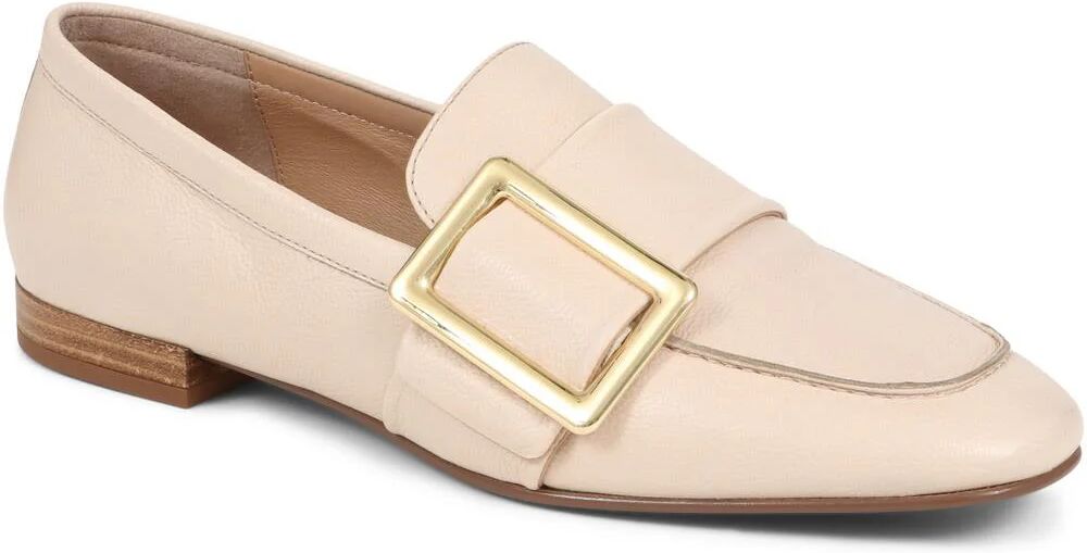 Jones Bootmaker - Women's Cream Stefania Leather Slip-On Shoes - Size US: 6/ UK: 4/ EU: 37  - Cream - Female - Size: US: 6/ UK: 4/ EU: 37