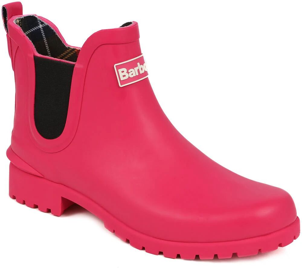 Barbour - Women's Fuchsia Wilton Wellie Ankle Boots - Size US: 9/ UK: 7/ EU: 40  - Fuchsia - Female - Size: US: 9/ UK: 7/ EU: 40