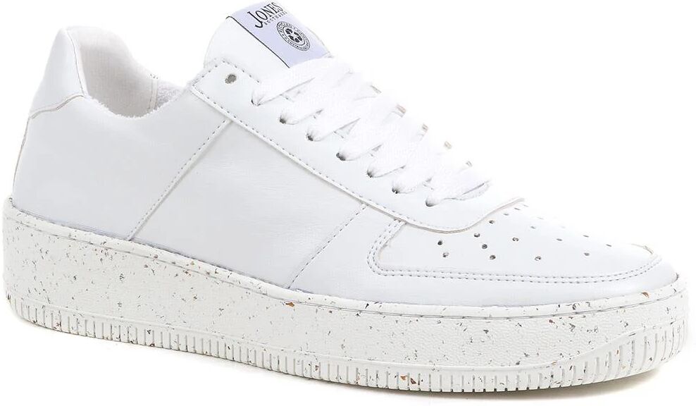 Consciously Crafted - Women's White Tabbee Apple Leather Trainers - Size US: 6/ UK: 4/ EU: 37  - White - Female - Size: US: 6/ UK: 4/ EU: 37