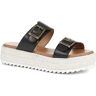 Barbour - Women's Black Amelda Leather Platform Sandals - Size US: 8/ UK: 6/ EU: 39  - Black - Female - Size: US: 8/ UK: 6/ EU: 39