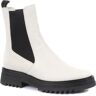 Jones Bootmaker - Women's Off White Denno Chunky Chelsea Boots - Size US: 5/ UK: 3/ EU: 36  - Off White - Female - Size: US: 5/ UK: 3/ EU: 36