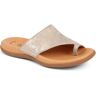 Gabor - Women's Metallic Lanzarote Leather Toe Loop Mules - Size US: 8/ UK: 6/ EU: 39  - Metallic - Female - Size: US: 8/ UK: 6/ EU: 39