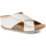 Jones Bootmaker - Women's Gold Tansy Leather Wedge Mule Sandals - Size US: 9/ UK: 7/ EU: 40  - Gold - Female - Size: US: 9/ UK: 7/ EU: 40