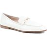 Jones Bootmaker - Women's Cream Loren Leather Snaffle Loafers - Size US: 8/ UK: 6/ EU: 39  - Cream - Female - Size: US: 8/ UK: 6/ EU: 39