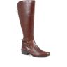 Jones Bootmaker: Tailor Made - Women's Tan Phoebe Medium Calf Fit Leather Knee High Boots - Size US: 9/ UK: 7/ EU: 40  - Tan - Female - Size: US: 9/ UK: 7/ EU: 40