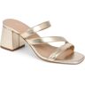 Jones Bootmaker - Women's Gold Honour Heeled Sandals  - Size US: 6/ UK: 4/ EU: 37  - Gold - Female - Size: US: 6/ UK: 4/ EU: 37