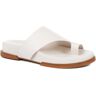 Jones Bootmaker - Women's White Lea Leather Toe Post Sandals - Size US: 7/ UK: 5/ EU: 38  - White - Female - Size: US: 7/ UK: 5/ EU: 38