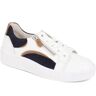 Gabor - Women's White Multicolor Wemo Lace-Up Leather Trainers - Size US: 6/ UK: 4/ EU: 37  - White Multi - Female - Size: US: 6/ UK: 4/ EU: 37