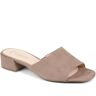 Gabor - Women's Taupe Heeled Leather Sandals - Size US: 8.5/ UK: 6.5/ EU: 39.5  - Taupe - Female - Size: US: 8.5/ UK: 6.5/ EU: 39.5