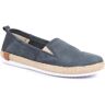 Jones Bootmaker - Women's Navy Milan Leather Espadrille Flats - Size US: 10/ UK: 8/ EU: 41  - Navy - Female - Size: US: 10/ UK: 8/ EU: 41