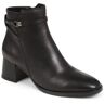 Jones Bootmaker - Women's Black Monika Heeled Ankle Boots - Size US: 8/ UK: 6/ EU: 39  - Black - Female - Size: US: 8/ UK: 6/ EU: 39