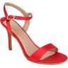 Jones Bootmaker - Women's Red KINSLEY Leather Stiletto Heels - Size US: 6/ UK: 4/ EU: 37  - Red - Female - Size: US: 6/ UK: 4/ EU: 37