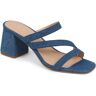 Jones Bootmaker - Women's Denim Honour Heeled Sandals  - Size US: 7/ UK: 5/ EU: 38  - Denim - Female - Size: US: 7/ UK: 5/ EU: 38