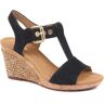 Gabor - Women's Navy Karen Wedge T-Bar Sandals - Size US: 9/ UK: 7/ EU: 41  - Navy - Female - Size: US: 9/ UK: 7/ EU: 41