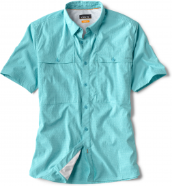 Orvis Men's Open Air Caster Short Sleeve Shirt Medium Oasis