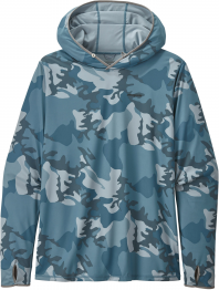 Patagonia Men's Tropic Comfort Hoody II River Delta Multi: Pigeon Blue Large