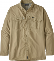 Patagonia Men's L/S Sol Patrol II Shirt El Cap Khaki Large