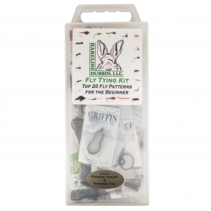 Hareline Dubbin Inc Hareline Fly Tying Materials Kit with Premium USA Made Tools and Vise
