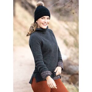KERRITS EQL by Kerrits Ladies Flecked Turtleneck Sweater - Charcoal Multi - Small