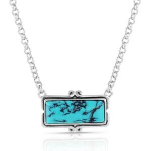 Montana Silversmiths Looking Glass Turquoise Necklace