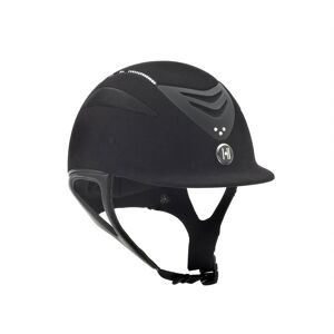 One K Defender Helmet - Suede, Swarovski Stones - Black w/Clear Stones - X-Small